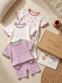 Floral Dream Trio — Baby Top & Bottom Set