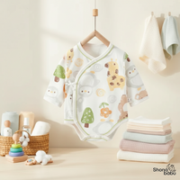 Animal Parade Organic Cotton Kimono Bodysuit – Soft & Skin-Safe