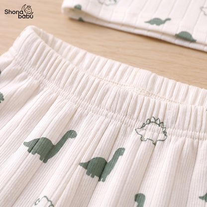 Tiny Dino Friends Baby Top & Bottom Set