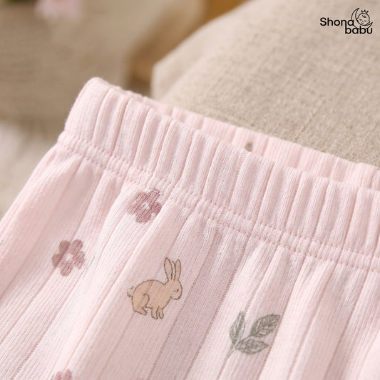 Bunny Garden Baby Top & Bottom Set