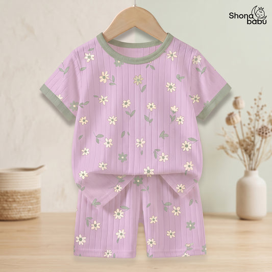 Floral Garden Duo — Baby Top & Bottom Set