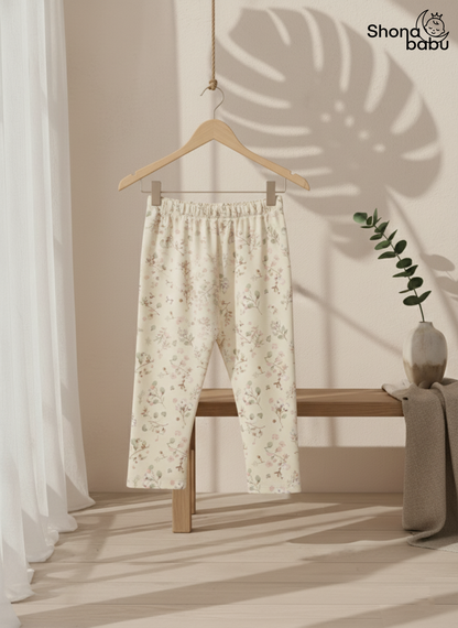 Rainbow & Floral Organic Cotton 2-Pack Pajama Set