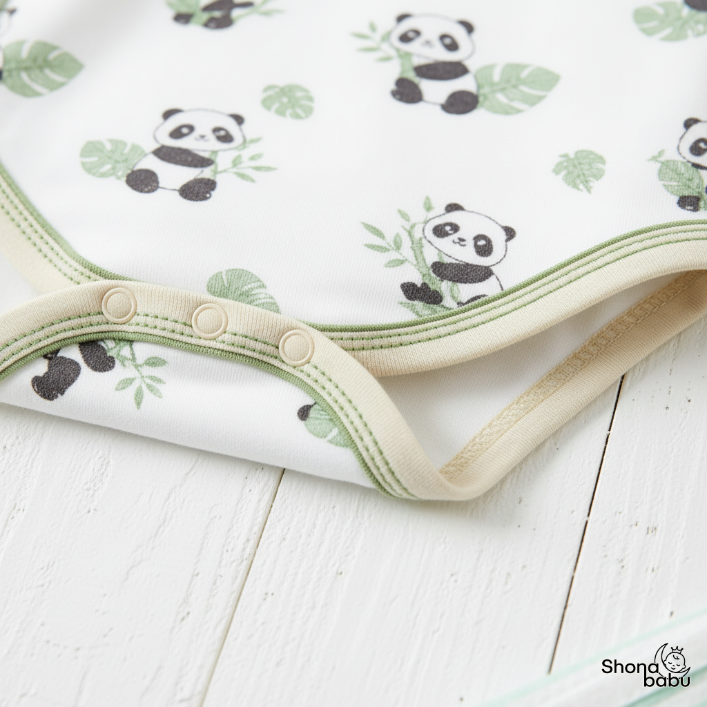 The Baby Zoo Adventure : Organic Cotton Unisex Kimono Baby Romper (Keeper) (Set of 3)