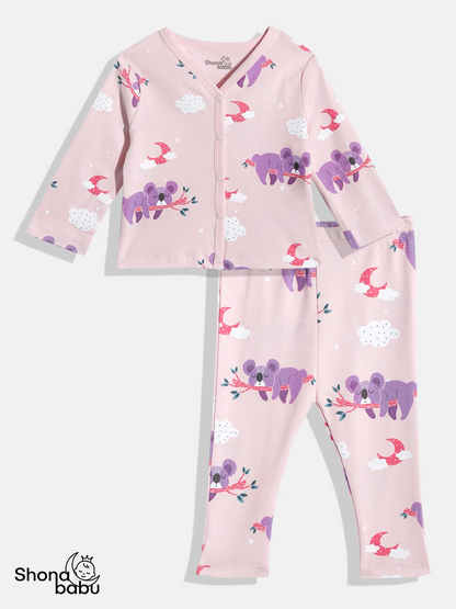 Dreamy Koala & Cloud Organic Cotton 2-Pack Pajama Set