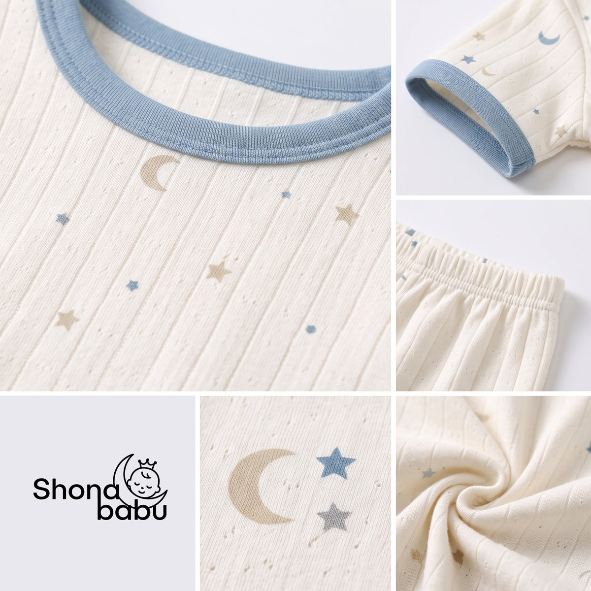 Soft Bloom Duo — 2 Set Baby Top & Bottom Set