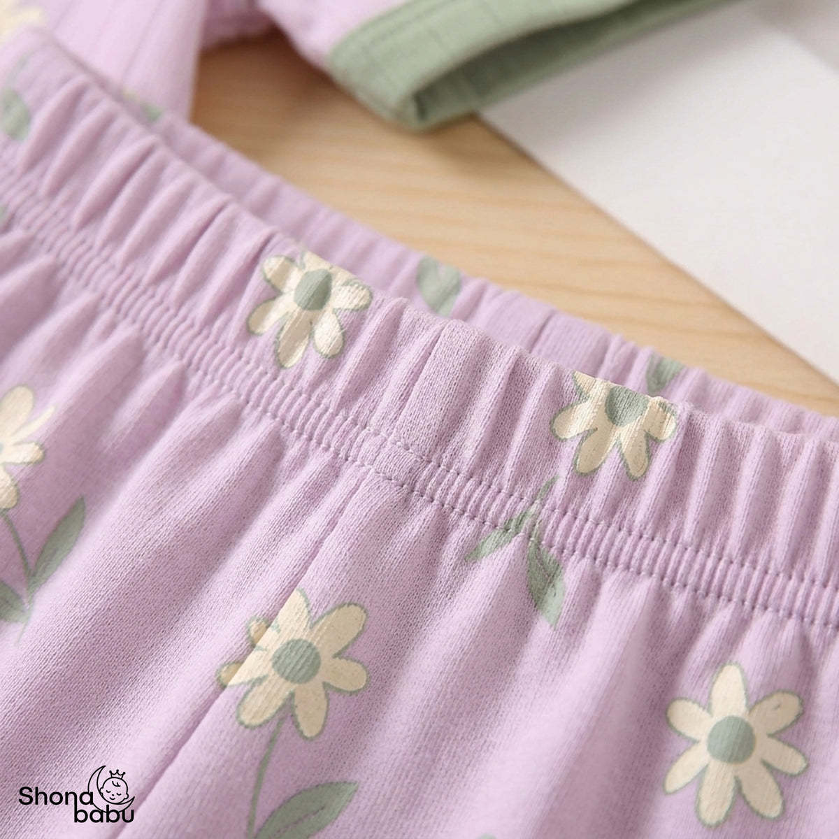 Little Meadow Wildflower Baby Top & Bottom Set