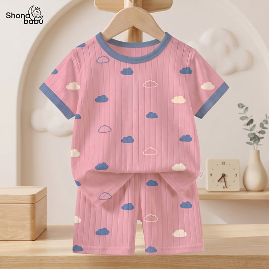 Rainbow Cloud Dream Baby Top & Bottom Set
