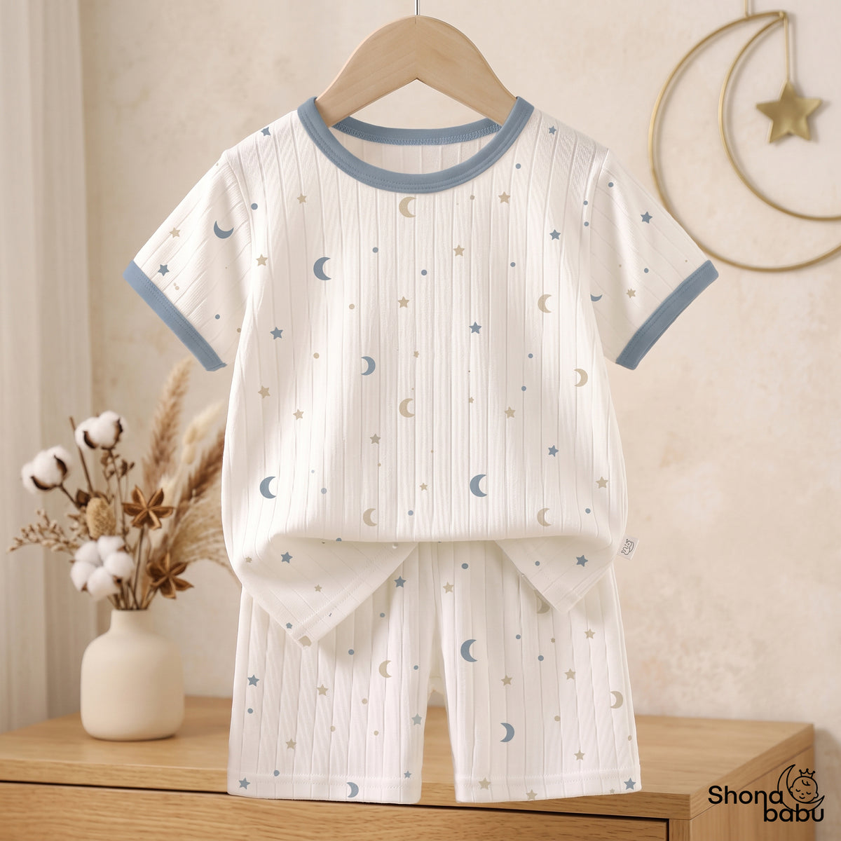 Soft Bloom Duo — 2 Set Baby Top & Bottom Set