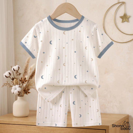 Dream Moon & Stars Baby Top & Bottom Set