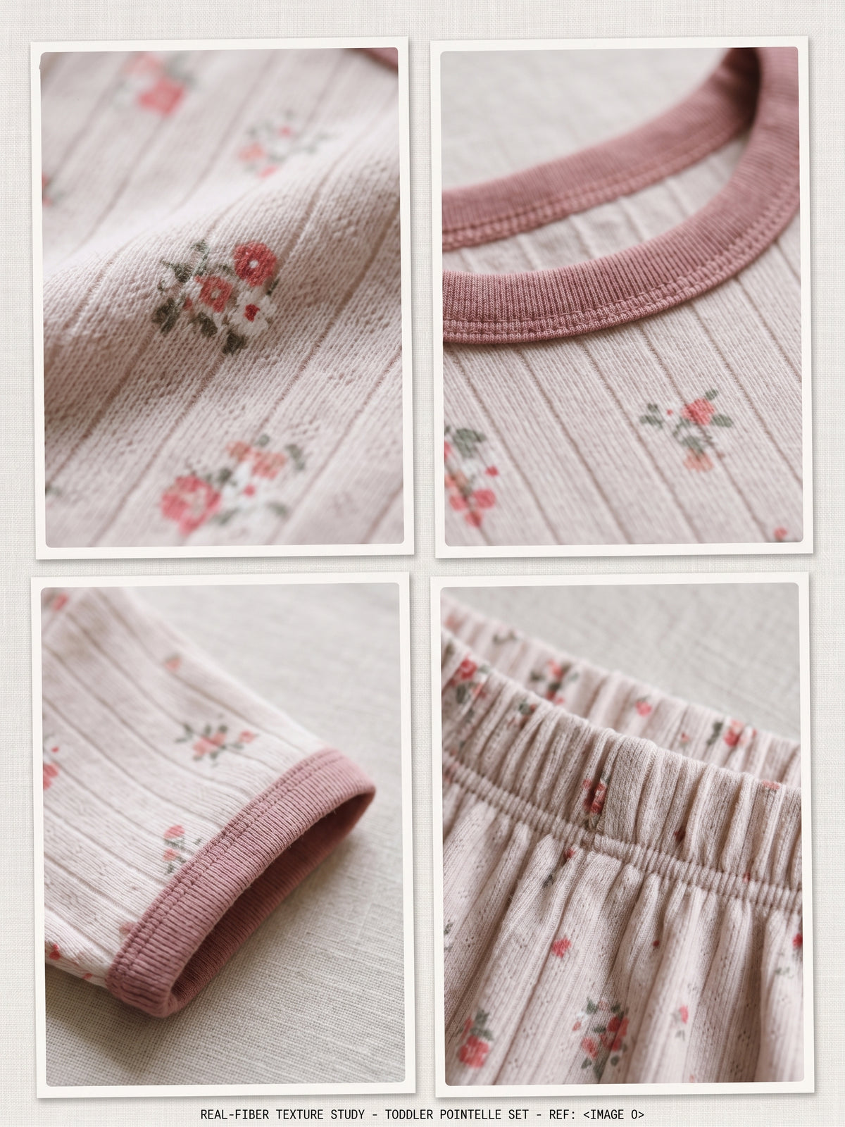 Tiny Floral Garden Baby Top & Bottom Set