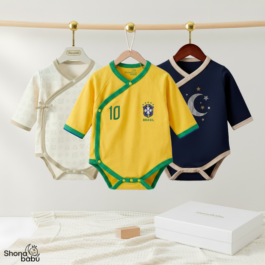 Brazil Baby Kimono Keepers (Set of 3)