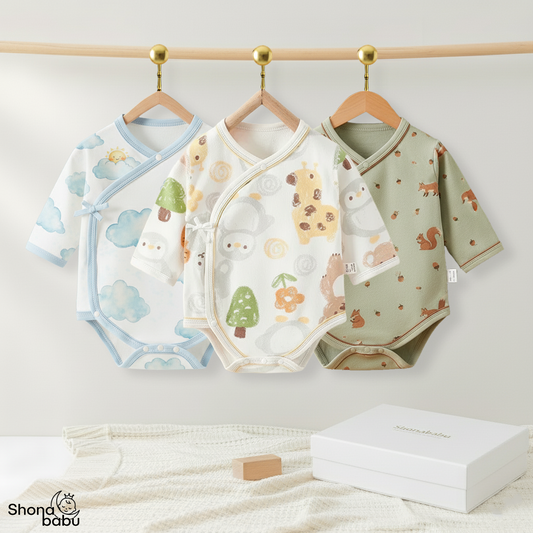 Premium organic cotton baby romper keeper for newborns in Bangladesh