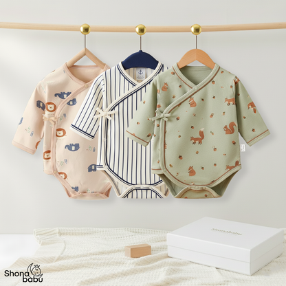 Premium organic cotton baby romper keeper for newborns in Bangladesh