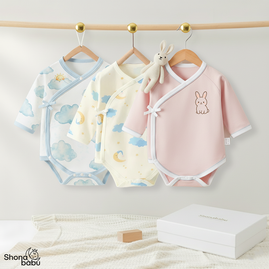 Premium organic cotton baby romper keeper for newborns in Bangladesh