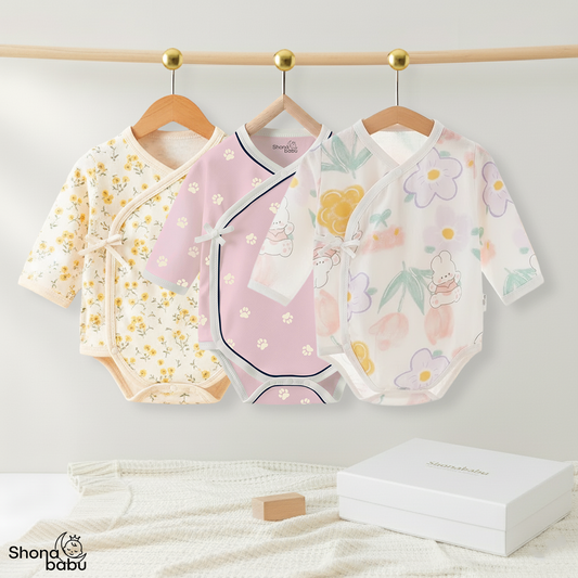 Premium organic cotton baby romper keeper for newborns in Bangladesh