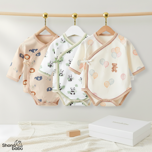 Premium organic cotton baby romper keeper for newborns in Bangladesh