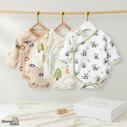 Premium organic cotton baby romper keeper for newborns in Bangladesh