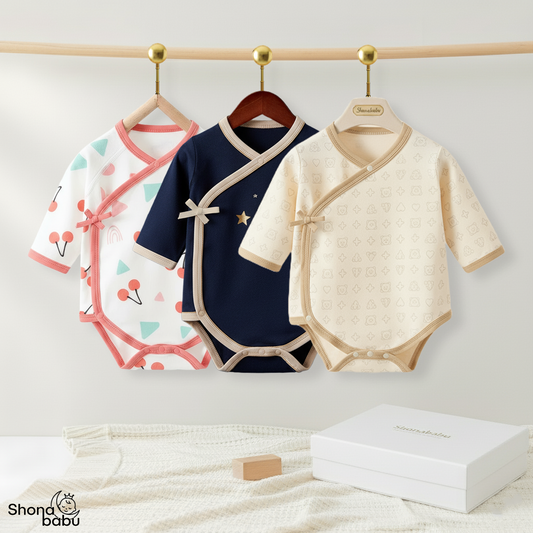 Premium organic cotton baby romper keeper for newborns in Bangladesh