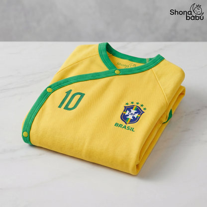 Brazil Premium Baby Kimono Bodysuit