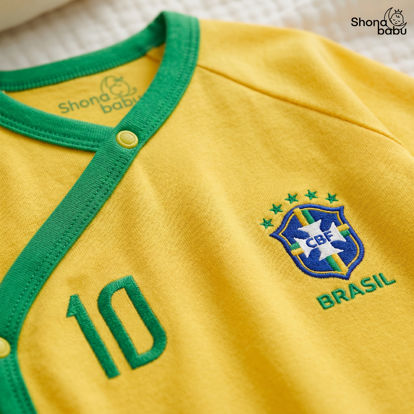 Brazil Premium Baby Kimono Bodysuit