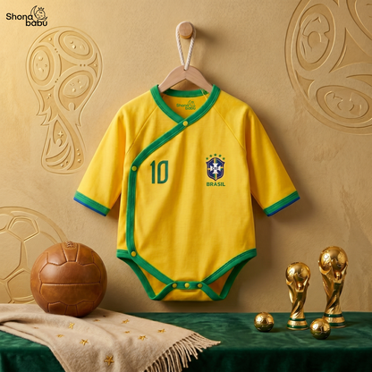 Brazil Premium Baby Kimono Bodysuit