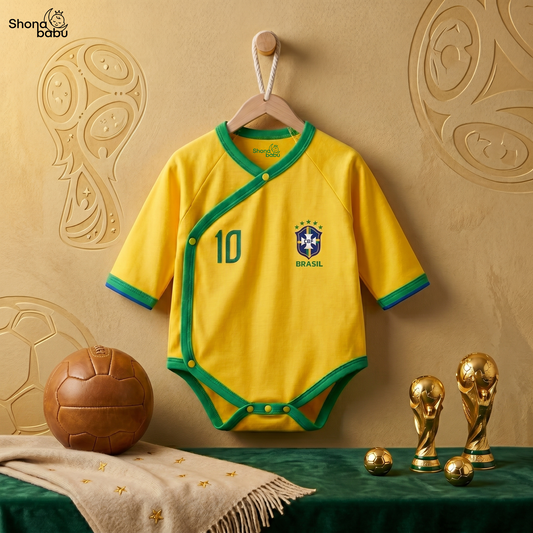 Brazil Premium Baby Kimono Bodysuit